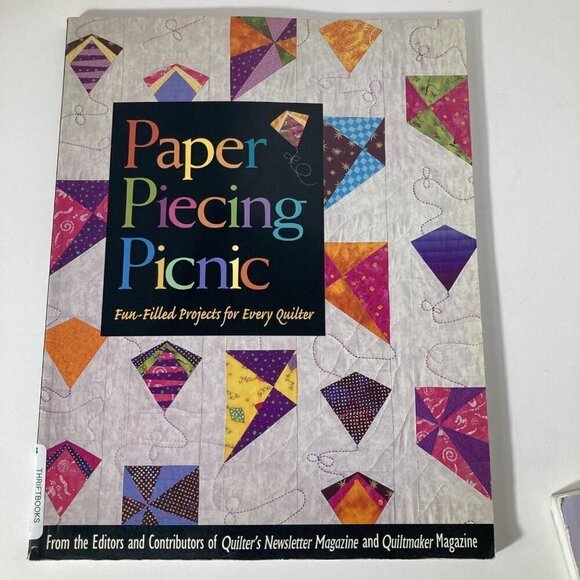 Vintage Paper Piecing Picnic Quilt Book 2001 - Picture 1 of 6